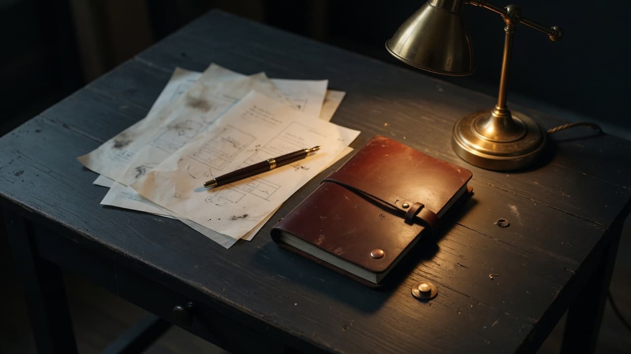 Studio desk at DevPadM Labs